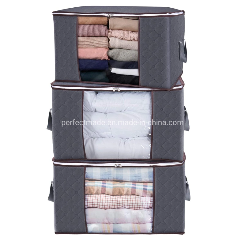 Large Capacity Quilt Storage Bag with Clear Window