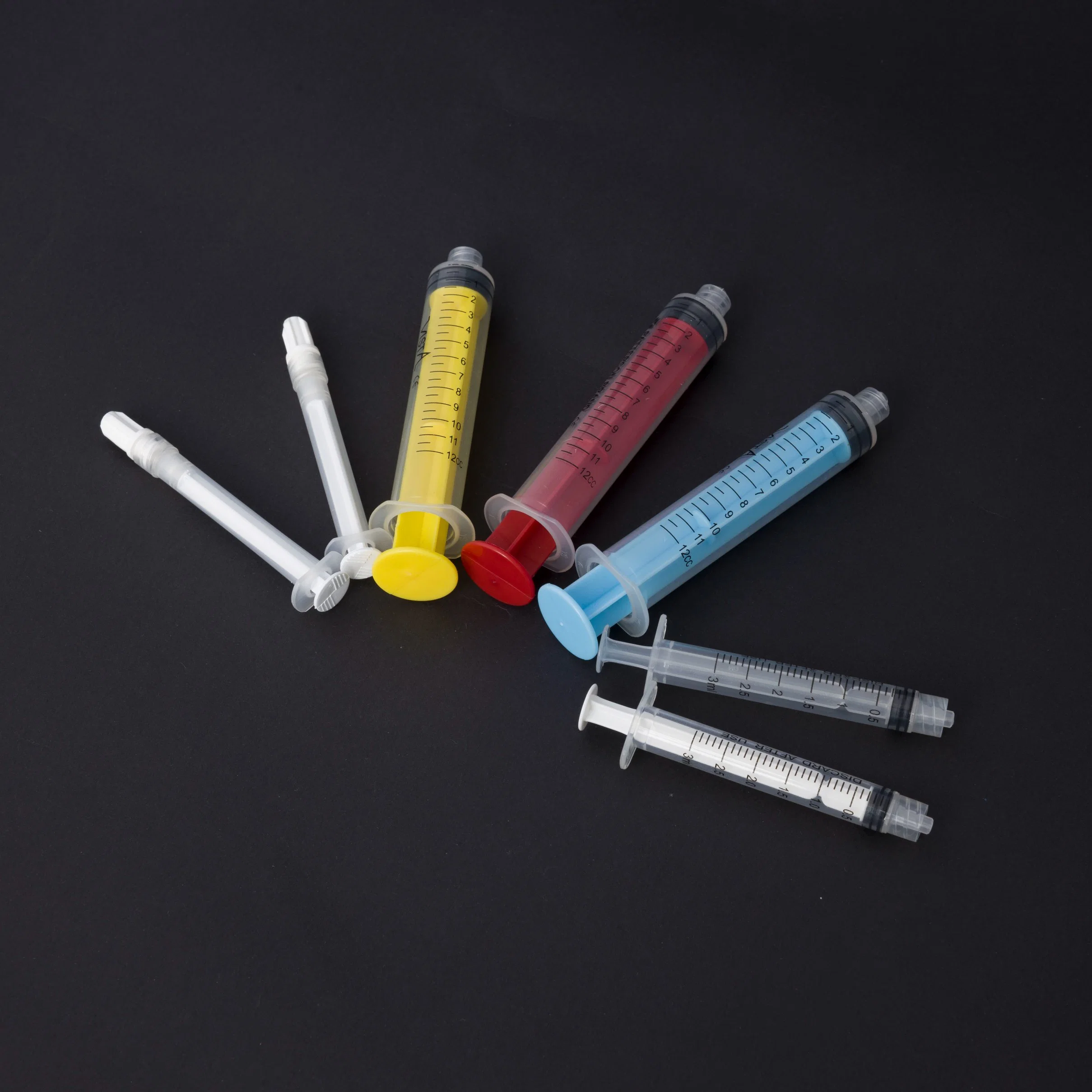 Medical Consumables Disposable Empty Plastic Medical Triple Curved Dental 3 Ways Oral Syringe Manufacturer