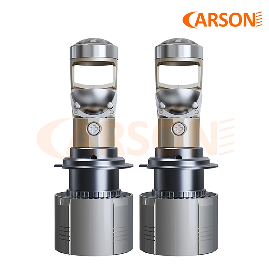 Projetor de tamanho mini Carson M22s-H7 de alta potência, luz LED automática Lâmpada para automóvel