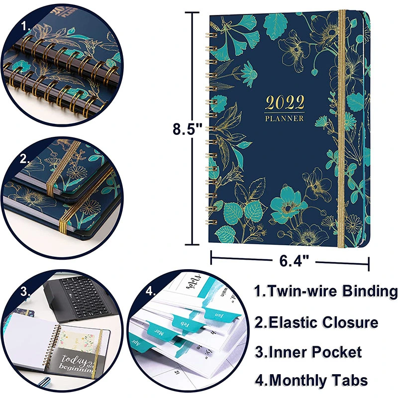 Custom Design Wholesale Paper Noetbook Planner Agenda Stationery