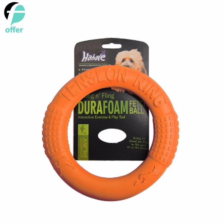 Bague en caoutchouc naturel durable - Grand Tug of War Dog Jouet amusant pour lancer Chase et fetch Jeux exercice et Jouet d'entraînement pour chien