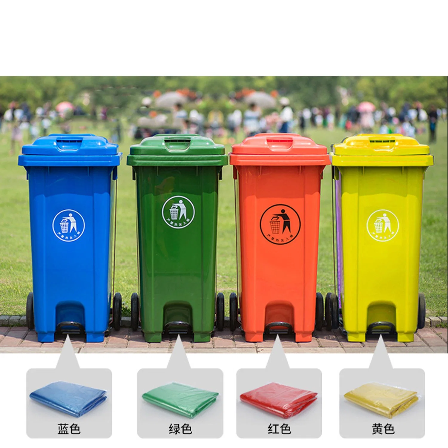 Original Factory HDPE Plastic Biodegradable Disposable Garbage Bag