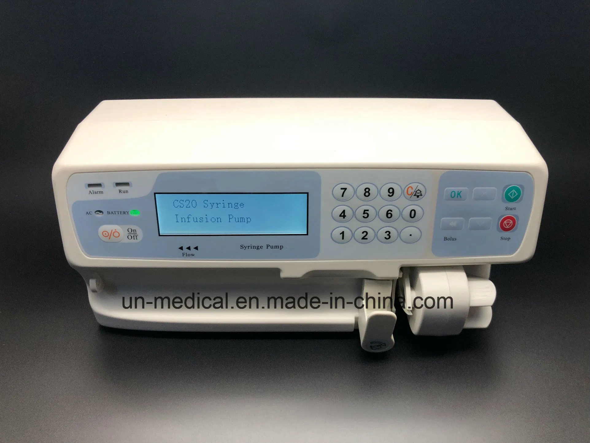 Automatic Medical Real-Time Display Injection Syringe Pump with Double/Single Channel