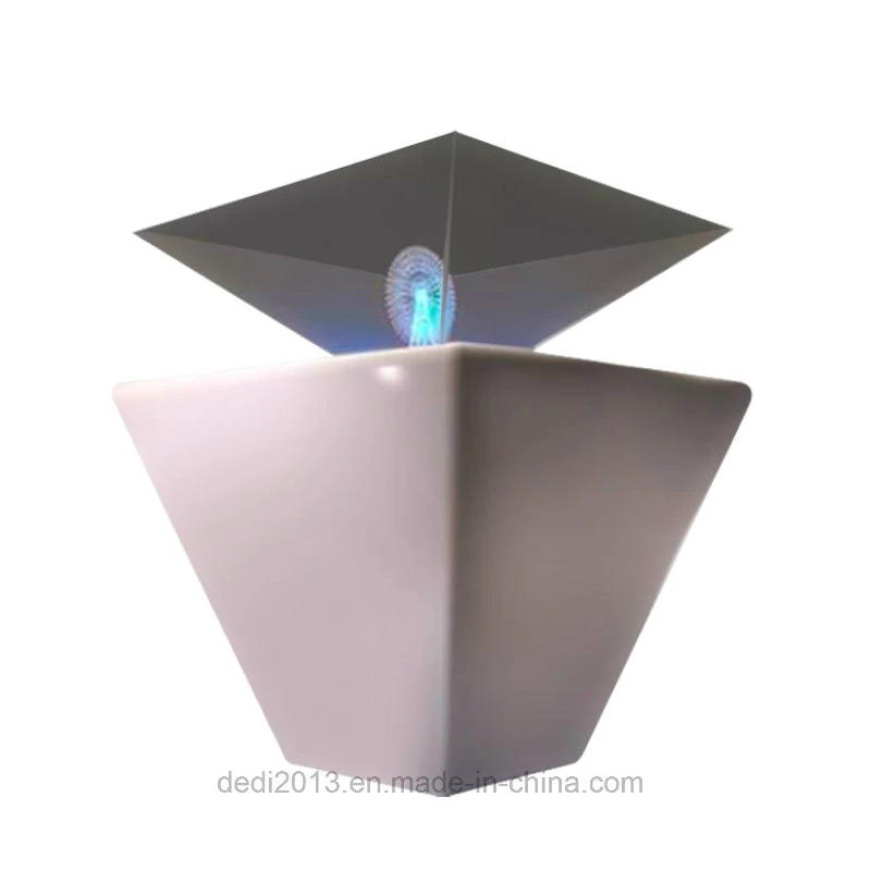 عرض ثلاثي الأبعاد ثلاثي الأبعاد 3D Holographic Display Dedi 27 بوصة بزاوية 360 درجة للمجوهرات