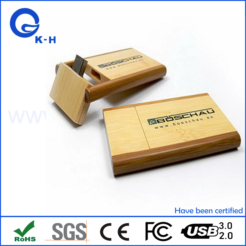 Controlador de memoria Flash USB de madera al por mayor regalo de bodas Jump Drive 16GB 32 GB