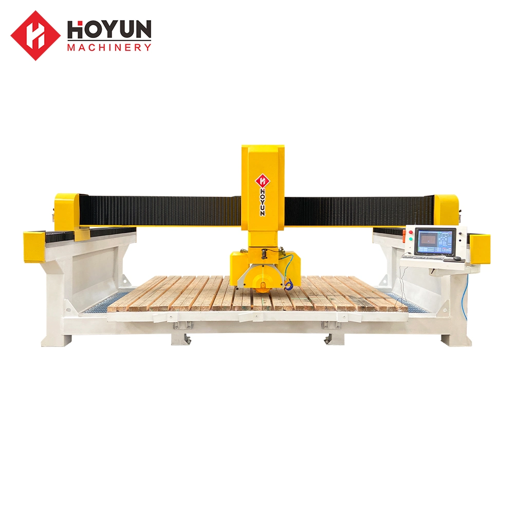 Stone Machinery Infrared Bridge Saw Laser Stone Tile Cutter CNC Cutting Machine for Marble, Granite, Quartz Kitchen Countertop Making