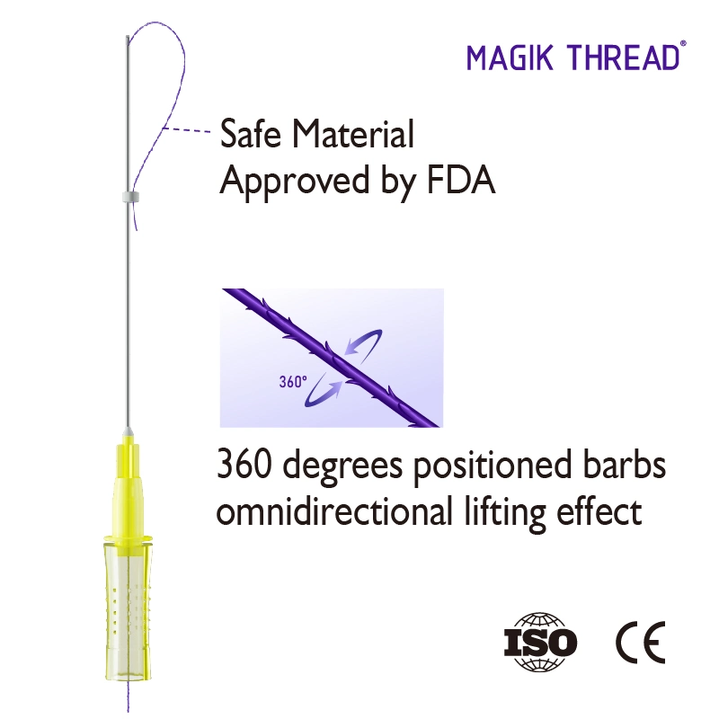 Magik Thread Disposable Medical Supplies Tear Trough Pdo Threads for Face Lifting