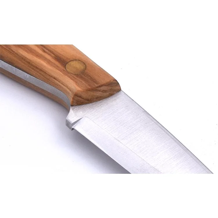 Folding Knife Cutting Knife Portable Knife with Wood Handle Camping Knives