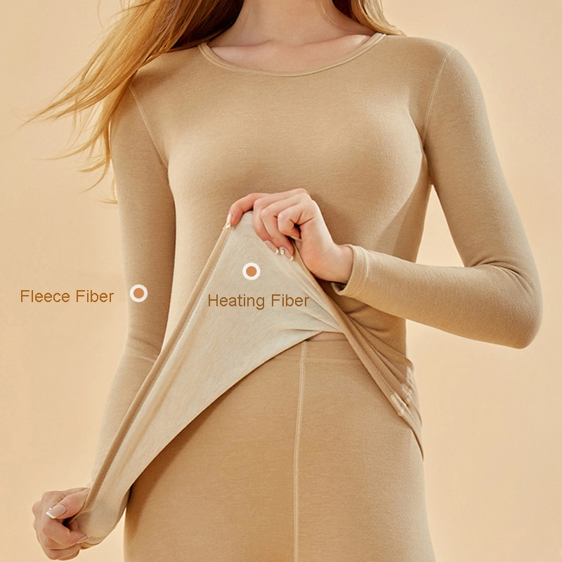 Women's Thermal Underwear Set with Silk Lining
