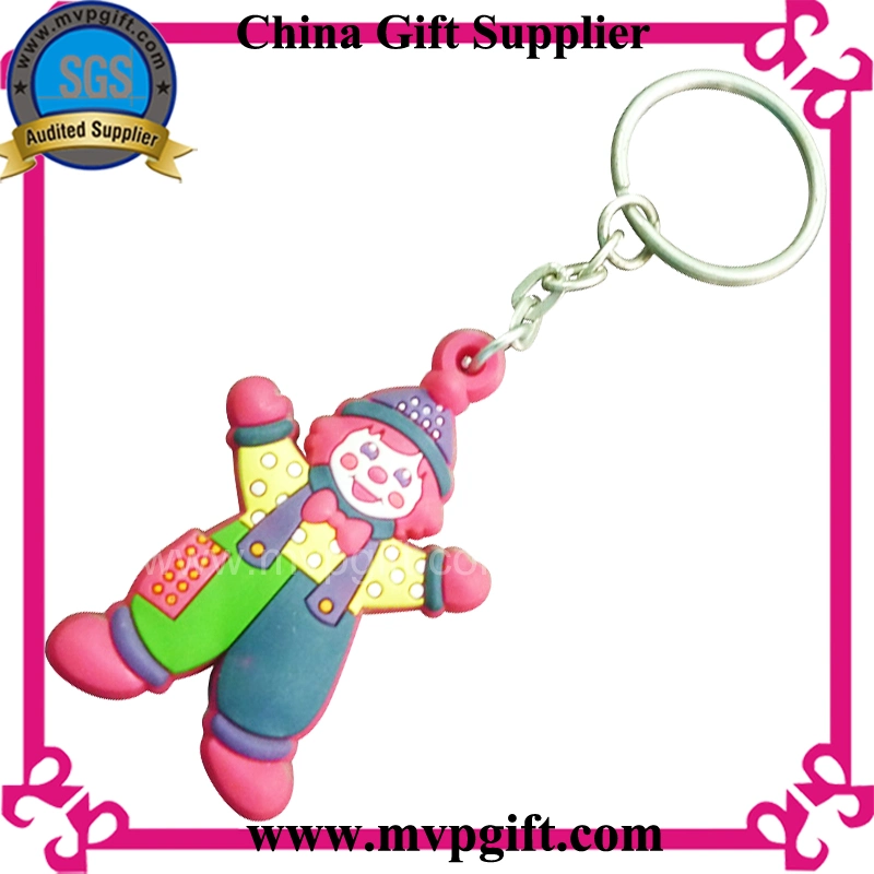 Custom Cheap 3D Promotion Plastic Key Chain for Gift