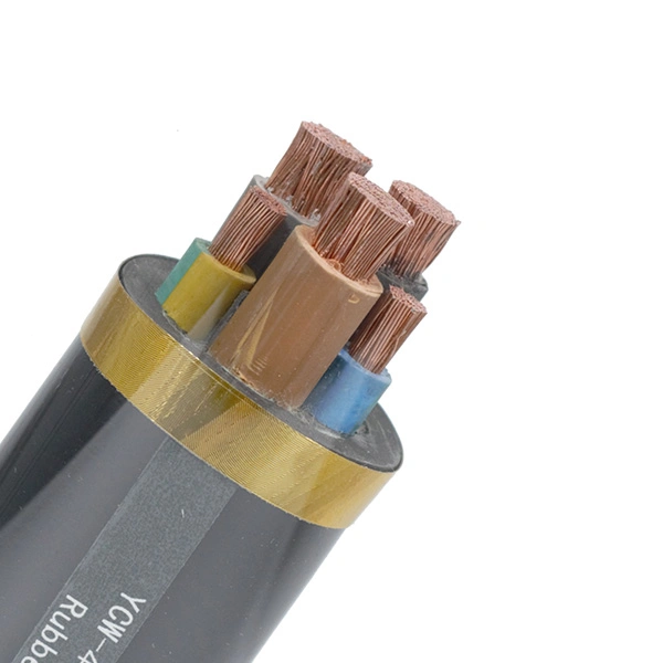 Resistencia a altas temperaturas 0,6/1kV NH-Yjv Wdz conductor de cobre XLPE aislado Cable eléctrico de potencia ignífugo de 4 núcleos de baja tensión 4x35 mm