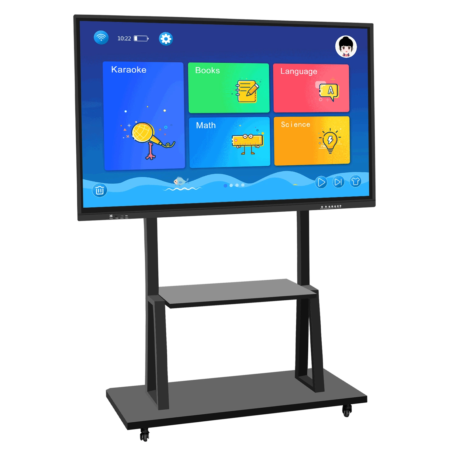 50 Inch Electronic Teaching Digital Interactive Whiteboard for Kids