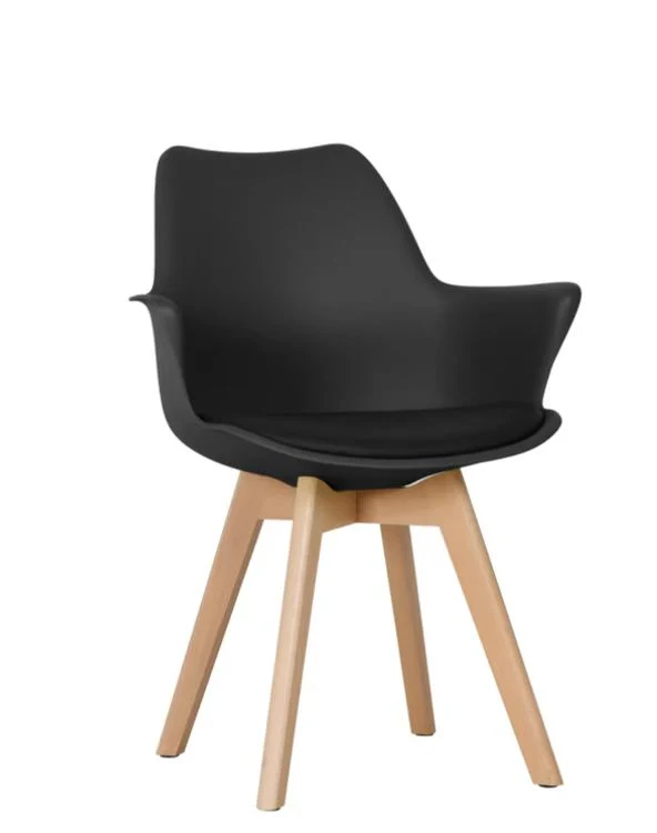 Nuevo diseño Venta en caliente PP silla tienen cojín comedor silla Silla de restaurante
