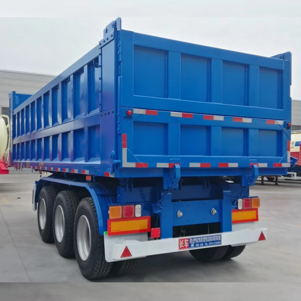 Chinese Manufacturer 3 Axle Heavy Duty 40/60/70 Tons Tipper Dump Semi Trailer