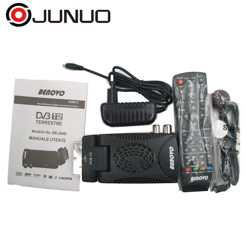 HD DVB-T2 Receptor de TV Digital AC3 H. 265 (HEVC) DVB T2 Set Top Box FTA