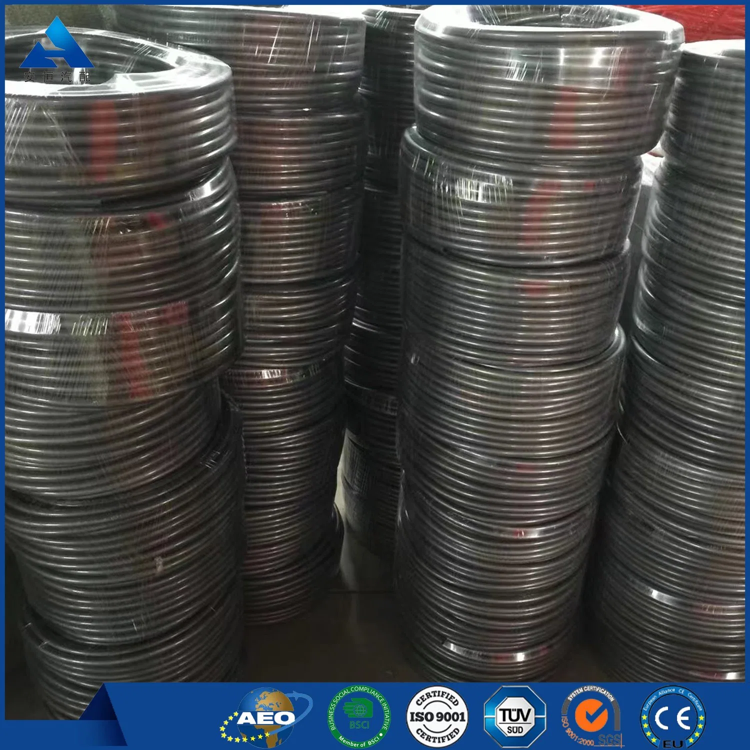 Plumbing Materials Black Plastic Polyethylene PE 100 HDPE Water Pipe Manufacture Prices for Drain Sell