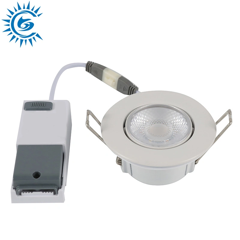 5W 6W 7W 8W 10W Die-Cast Aluminum Gimbal Recessed Lighting with J-Box Dimmable Spot Light Rotatable LED Downlight