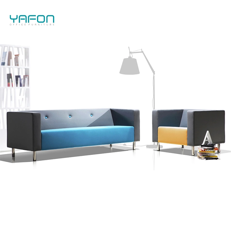 أثاث حديث التصميم ذو لون مخصص من جلد PU وأريكة مكتب