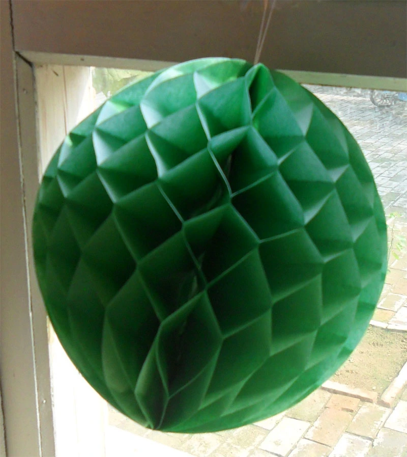 Tissue Paper Honeycomb Ball for Christmas Decoration