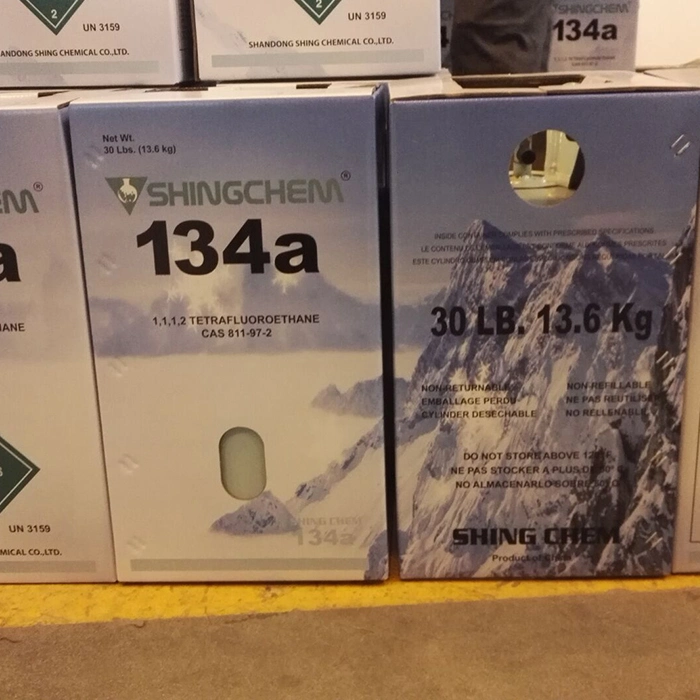 preço de fábrica 99,98% gás refrigerante R134A para venda