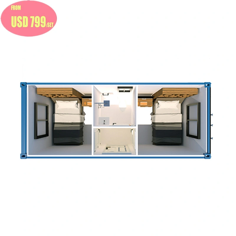 Pre Fab Shipping Container House Luxury 4 Beds Room