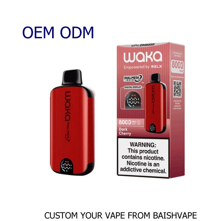 Factory Zbood Play Bar Neon Sapace Man Box Turn Smpo Atomizer Waka Sopro Dm8000 8000 8K Puff Disposable Vape