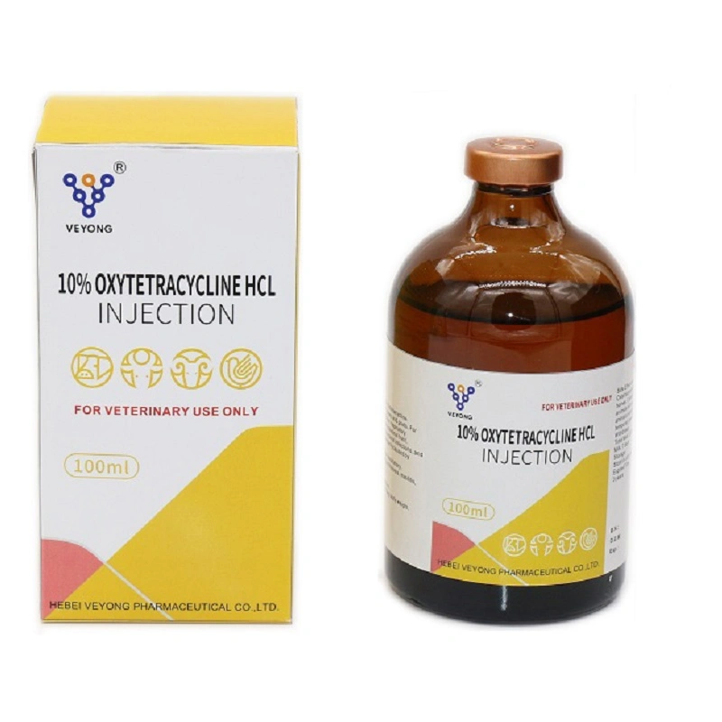 Bon prix des médicaments vétérinaires de 5% 10%l'oxytétracycline Injection (50ml/100ml)