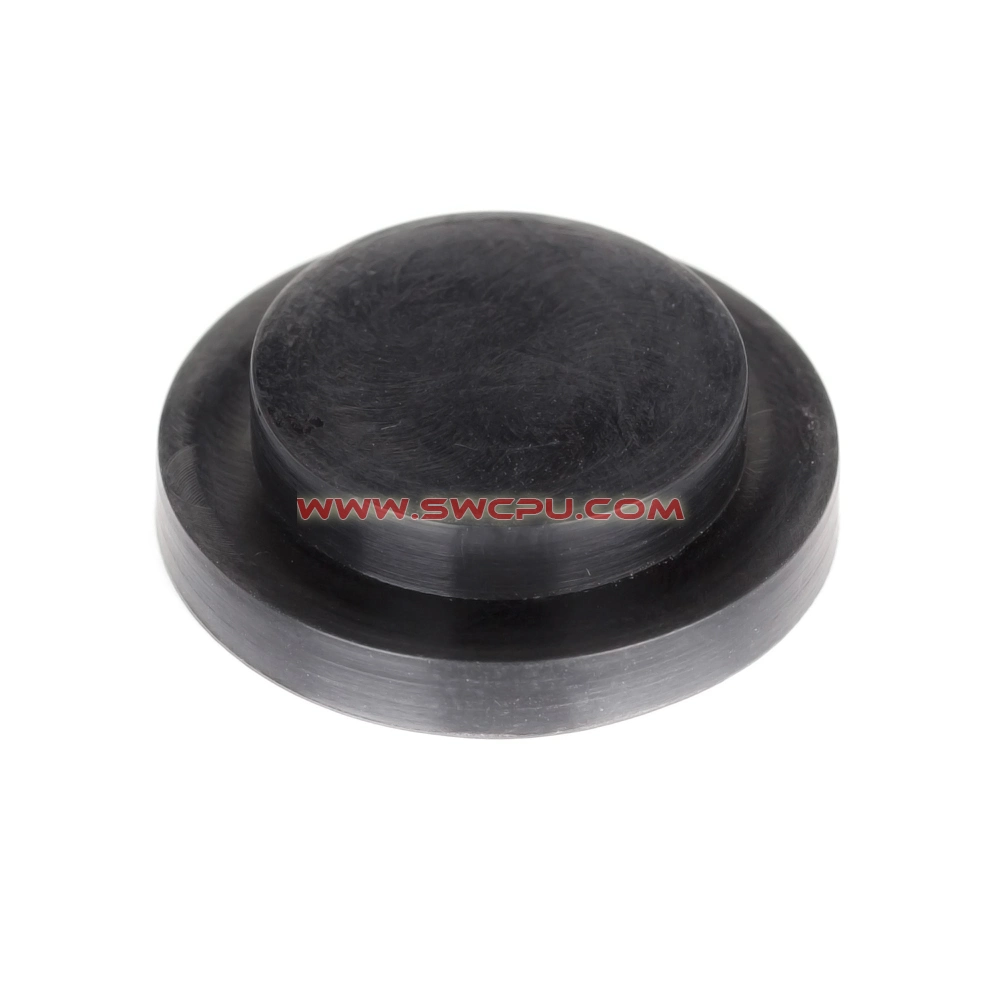 Custom High Temperature Small Soft Molded Nr / NBR Silicone Rubber Black Plug for Hole