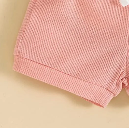 Baby Girl Clothes Cotton Infant Romper Headband Shorts