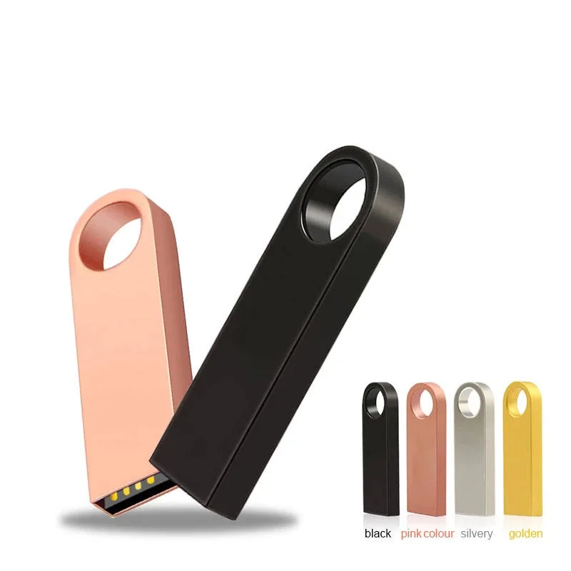 USB 2,0 Flash Drive Waterproof Pen Drive 8GB 16GB 32GB 64GB 128GB Metal Pendrive Cle USB Flash Memory Stick