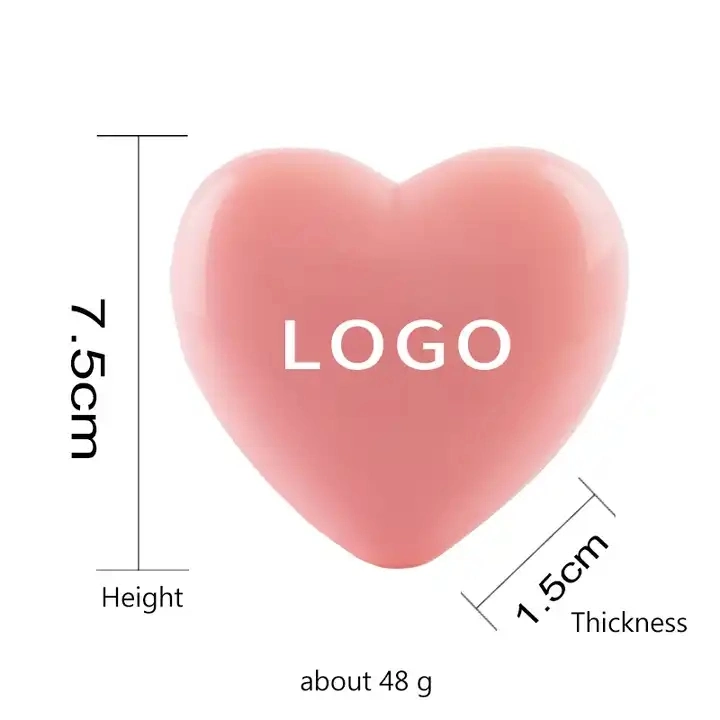 Индивидуальный логотип Частная этикетка Косметика Blusher Palette Форма сердца Вегань Макияж с одной выцветшей