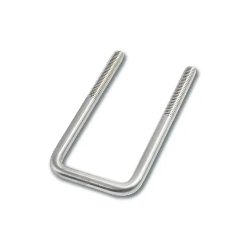 Wholesale/Supplier High Strength 304 Stainless Steel U-Bolt Tube with Baffle Square Card Fastener Bolt Right Angle U-Bolt M6-M12