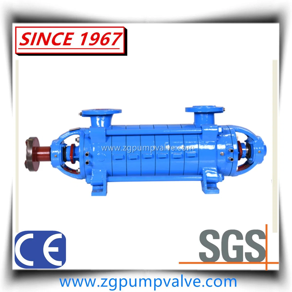 China Horizontal selbst-ausgeglichene Hochdruck-Chemiewasser-Mehrstufige Zentrifugalpumpe, Kessel-Förderpumpe, Duplex-Edelstahl-Mehrstufige Pumpe für Meerwasser