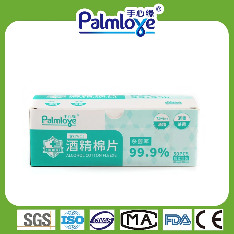 Disposable Surface Disinfection Cleaning 70% Alcohol Pads Lens Wipes