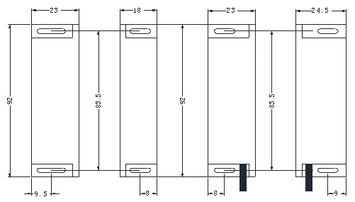 De la RFSS-1015 ningún contacto con los interruptores de seguridad RFID Identificación por Radio Frecuencia