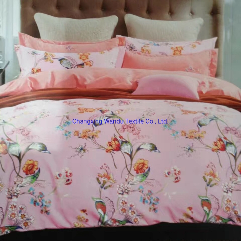 Clean and Fresh Printed Cloth, Microfiber Polyester Fabric, Textile Wholesale, Bedding