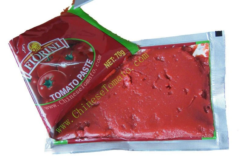 in Chinese Factory Double Concentrate Tomato Paste Sachet Tomato Paste