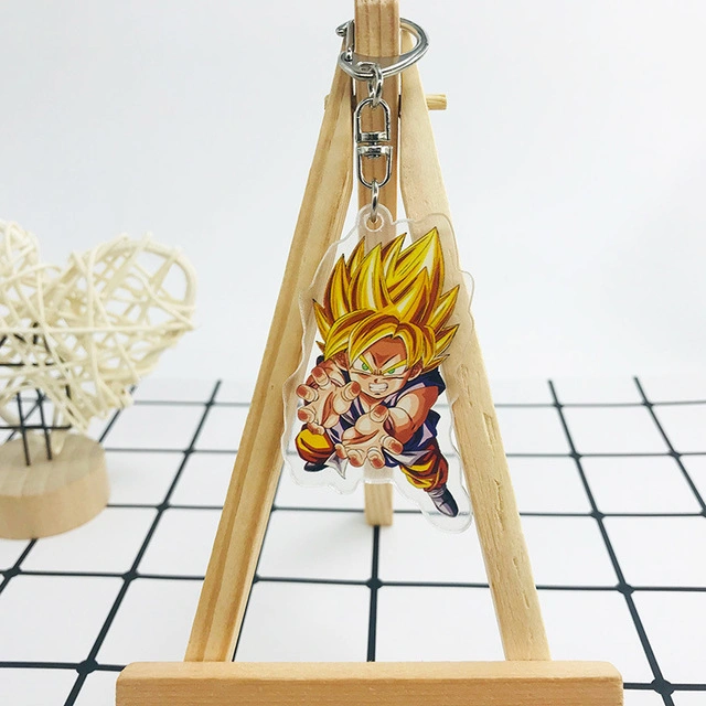 Anime Dragon Ball Peripheral Acrylic Pendant Keychains Dragon Ball Keychain