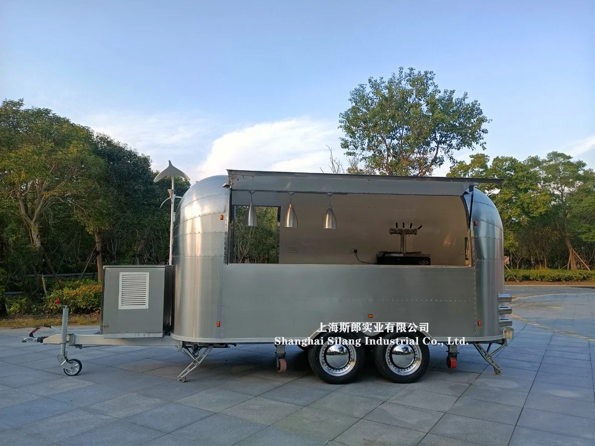 Alimentos Tráiler Airstream barras móviles que sirven cerveza