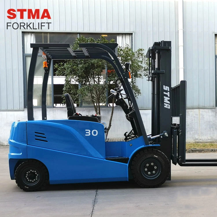 Stma 3ton 6000m Heavy Duty Lithium Battery Operated Hydraulic Outdoor Electric Forklifts Fork Lift Truck Vehice for Cold Room