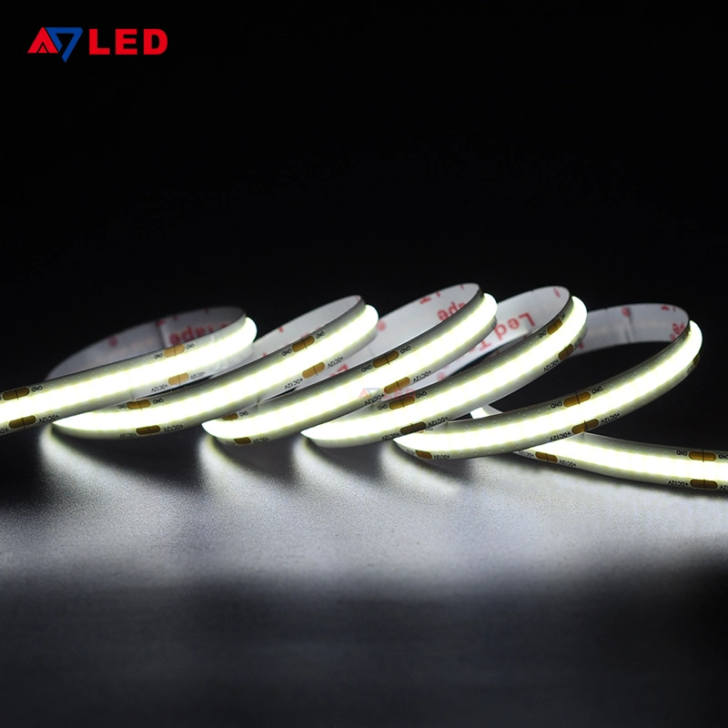 CE RoHS CRI80 8mm COB Linear Lighting 336lamps/M Flexible Brightest LED Light Strip