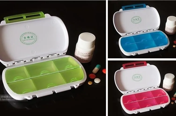 Wholesale/Supplier New Design Round Plastic Pill Case Pill Organizer Pill box 7 days