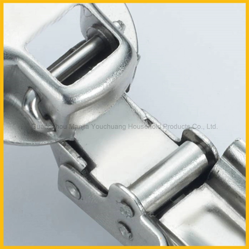 Furniture Hardware 90g Iron Interior Concealed Slide on Cabinet Hydraulic Hinges for Kitchen