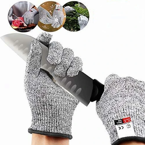 Cut Resistant Safety Working Gloves, for Meat Cutting, Mandolin Slicing, Wood Carving, Hand Protection