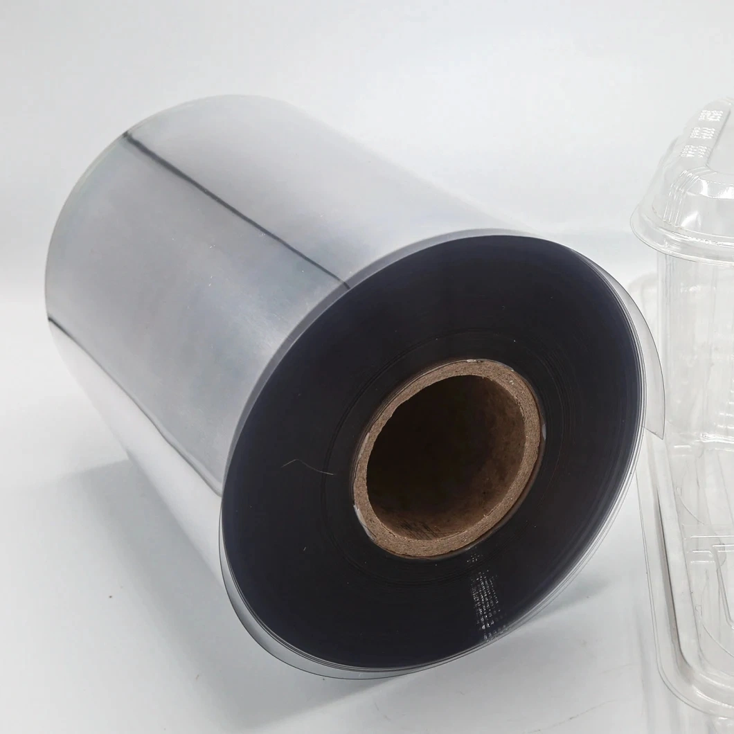 Tianheng Factory Good Price 100% Virgin Material Transparent Clear Pet Rigidi Film PVC/Pet/PP/HIPS Plastic Roll Pet Sheet Roll for Thermoforming Blister Pack