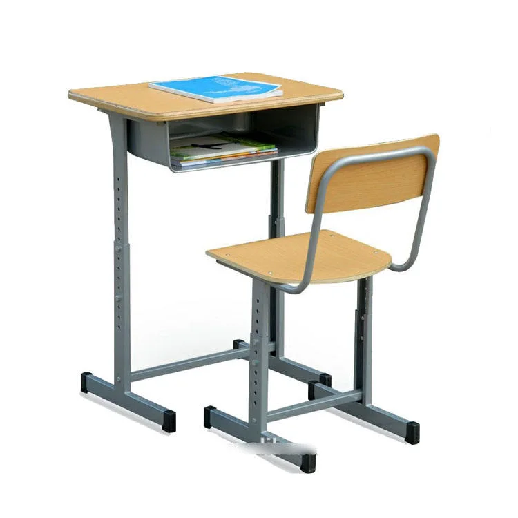 Morden Style Color Plywood Modern School Student Desk and Chair Sets