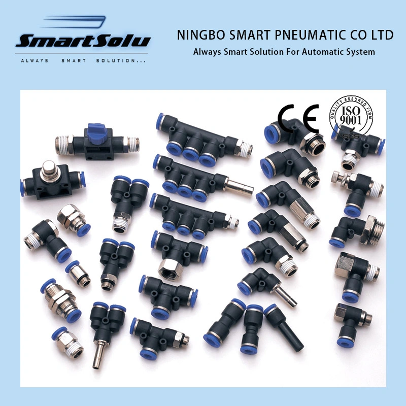 Пластмассовые латунные материалы Пневматические фитинги SAE Standard DOT