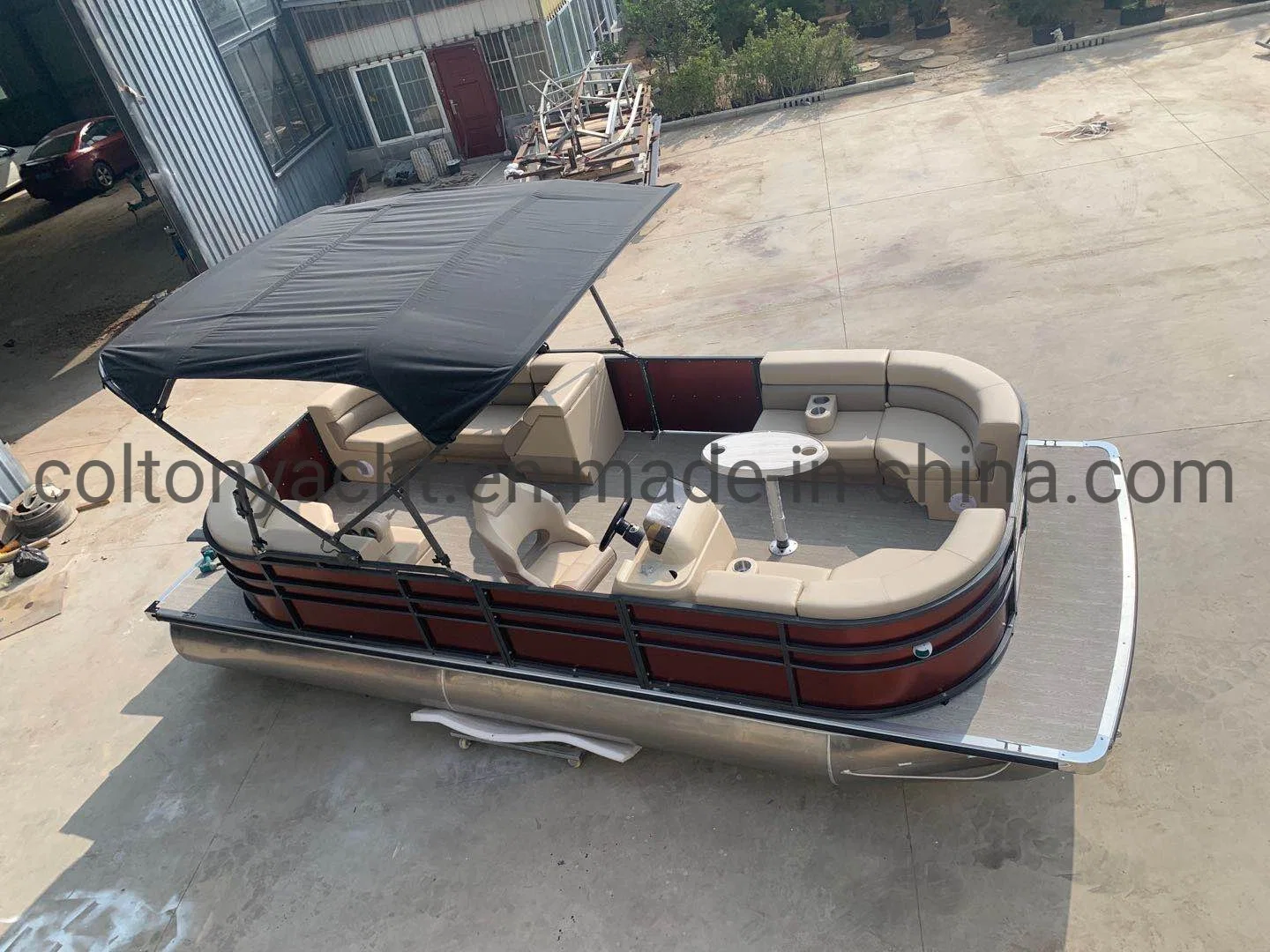 Aluminum Pontoon Boat and Motor Boat for Sale