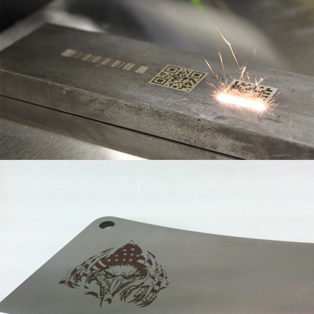 UV/Fiber Laser Marking Machine for Metal Steel Iron Aluminum PVC Keyboard Bearings Engraving