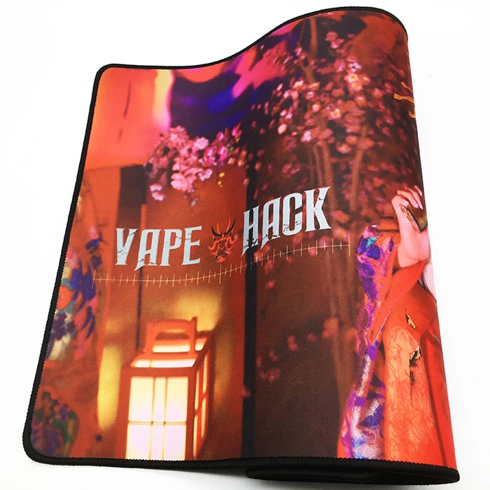 Custom Design Promotional Waterproof Vape Build Carpet Sublimation Rubber Material Extend Large Gaming Mouse Pad Mat